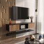 HANAH HOME TV polica Elia Wooden Black - slika 2