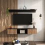 HANAH HOME TV polica Elia Wooden Black - slika 1