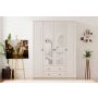 HANAH HOME Mat beli ormar Rb 106 - slika 3