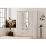 HANAH HOME Mat beli ormar Rb 106 - slika 1