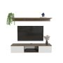 HANAH HOME TV polica Elia Walnut White - slika 4