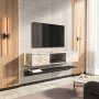 HANAH HOME TV polica Elia Ephesus White - slika 2