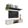 HANAH HOME TV polica Elia Ephesus White - slika 4