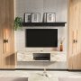 HANAH HOME TV polica Elia Ephesus White - slika 1