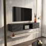 HANAH HOME TV polica Elia Ephesus White v2 - slika 2
