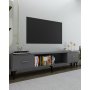 HANAH HOME TV polica Sinta Anthracite Silver - slika 2
