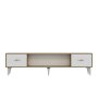 HANAH HOME TV polica Sinta Sapphire Oak White Gold - slika 3