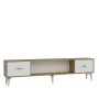 HANAH HOME TV polica Sinta Sapphire Oak White Gold - slika 4