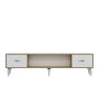HANAH HOME TV polica Sinta Sapphire Oak White Silver - slika 3