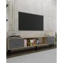 HANAH HOME TV polica Sinta Sapphire Oak Anthracite Silver - slika 2