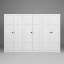 HANAH HOME Ormar bele boje Lucas 1600 89 - slika 4