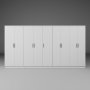 HANAH HOME Ormar beli Kardelen 1600 109 - slika 4