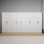 HANAH HOME Ormar beli Kardelen 1600 109 - slika 1
