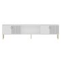 HANAH HOME TV polica Paye White - slika 3