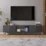 HANAH HOME TV polica Paye Anthracite - slika 1