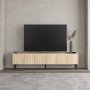HANAH HOME TV polica Oscar Sapphire Oak - slika 2