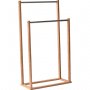 TENDANCE TENDANCE DVOSTRUKI DRZAC PESKIRA 43,3X20X82 CM MDF BAMBUS - slika 1