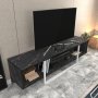 HANAH HOME TV polica Asal 150 Black White - slika 4