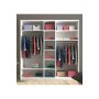 HANAH HOME Ormar mat bele boje Rb 016 - slika 3