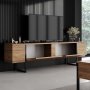 HANAH HOME TV polica Luxe Atlantic Pine Black - slika 2