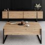 HANAH HOME TV polica Luxe Atlantic Pine Black - slika 3