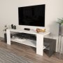 HANAH HOME TV polica Lenora White Anthracite - slika 2