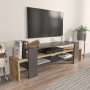 HANAH HOME TV polica Lenora Black Oak - slika 3