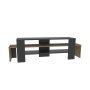 HANAH HOME TV polica Lenora Black Oak - slika 4