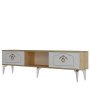 HANAH HOME TV polica Violet Sapphire Oak White - slika 4