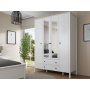HANAH HOME Beli drveni ormar FRN 20012 - slika 3