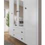 HANAH HOME Beli drveni ormar FRN 20012 - slika 4