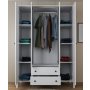 HANAH HOME Beli drveni ormar FRN 20012 - slika 5