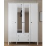 HANAH HOME Beli drveni ormar FRN 20012 - slika 2