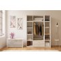 HANAH HOME Mat beli ormar Rb 121 - slika 3