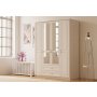 HANAH HOME Mat beli ormar Rb 121 - slika 1
