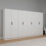 HANAH HOME Ormar bele boje Kardelen 1600 108 - slika 2