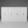 HANAH HOME Ormar bele boje Kardelen 1600 108 - slika 4