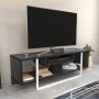 HANAH HOME TV polica Asal 120 Black White - slika 2