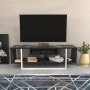 HANAH HOME TV polica Asal 120 Black White - slika 1
