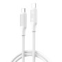 XO XO kabl za telefon USB-C - USB-C 1m 60W WHITE - slika 1