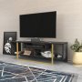 HANAH HOME TV polica Asal 120 Black Gold - slika 3