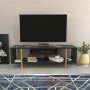 HANAH HOME TV polica Asal 120 Black Gold - slika 1