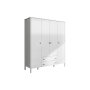 HANAH HOME Drveni beli ormar FRN 20013 - slika 5