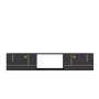 HANAH HOME TV polica Aredam Anthracite Gold - slika 3