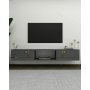 HANAH HOME TV polica Aredam Anthracite Gold - slika 1