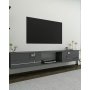HANAH HOME TV polica Aredam Anthracite Silver - slika 2