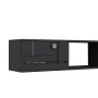 HANAH HOME TV polica Aredam Anthracite Silver - slika 5