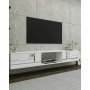 HANAH HOME TV polica Aredam White Silver - slika 2