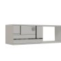 HANAH HOME TV polica Aredam White Silver - slika 5