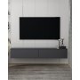 HANAH HOME TV polica Paris - Anthracite - slika 1